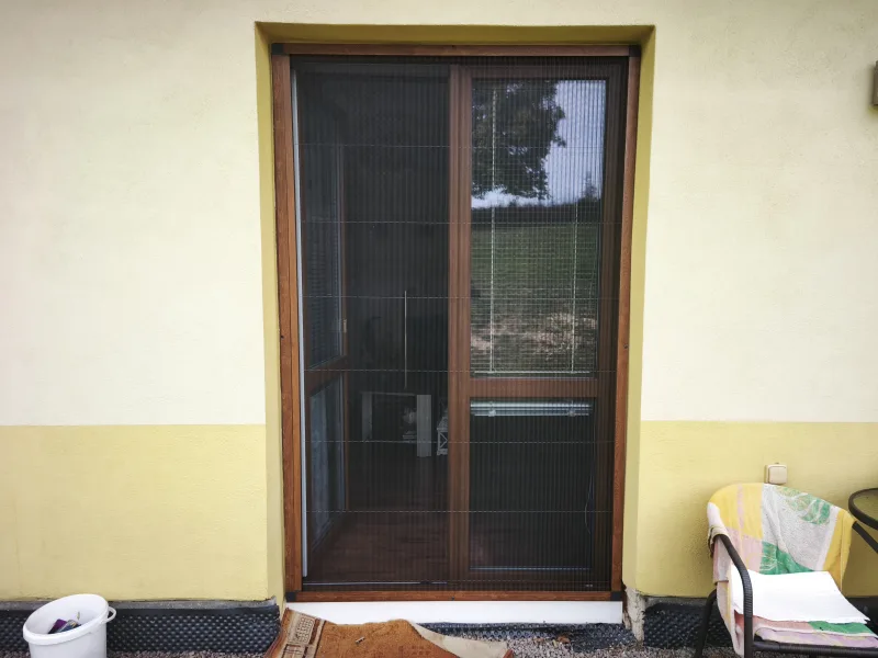 Plisované sítě, realizace Rájec-Jestřebí