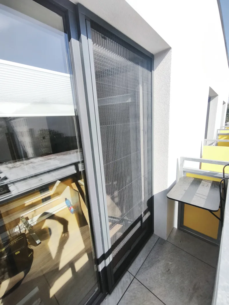 Plisované sítě, realizace Brno – Zábrdovice