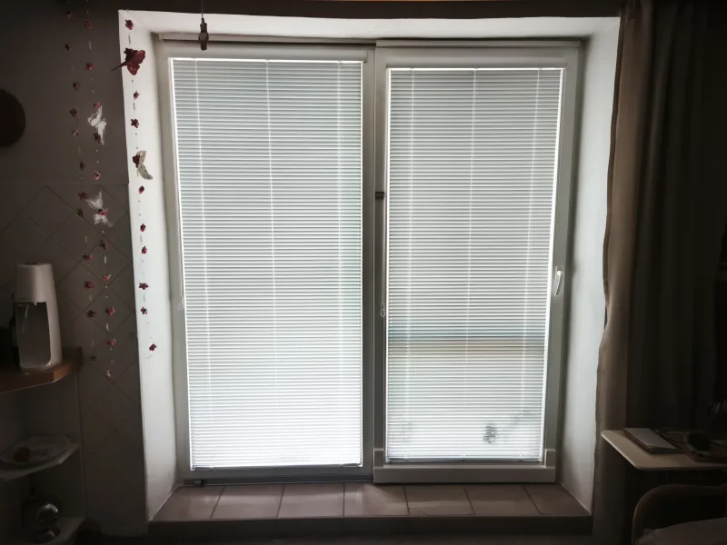 Horizontální žaluzie, realizace Měrovice nad Hanou