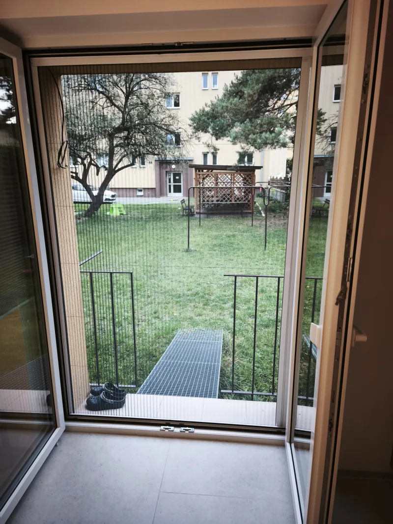 Plisované sítě, realizace Brno – Štýřice