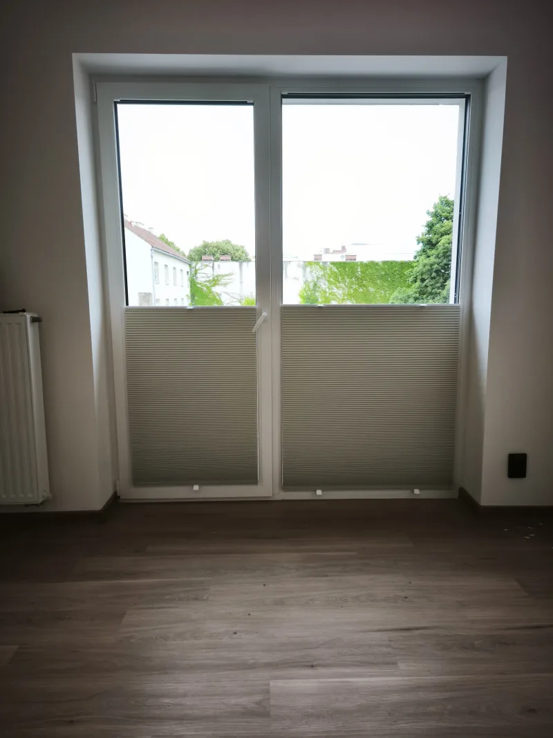 Plisé rolety (žaluzie), realizace Brno – Husovice
