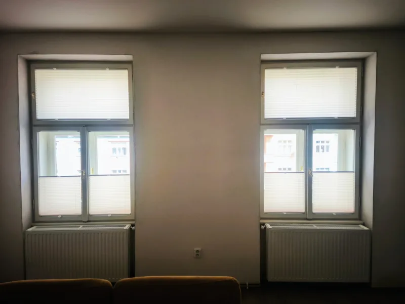 Plisé rolety (žaluzie), realizace Brno – Veveří