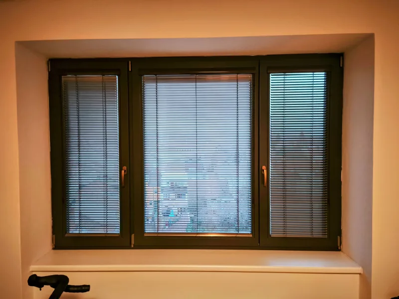 Horizontální žaluzie, realizace Hrotovice