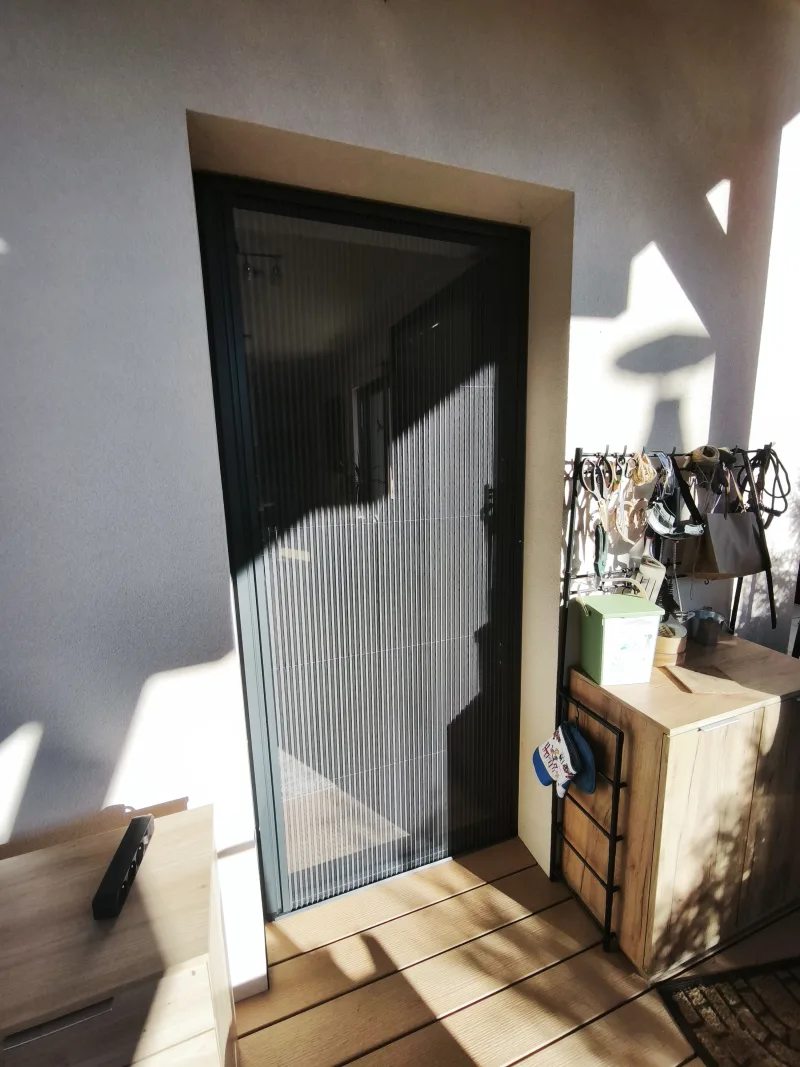 Plisované sítě, realizace Jedovnice