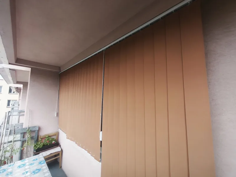 Zastínění balkónů a lodžií, realizace Brno – Bohunice