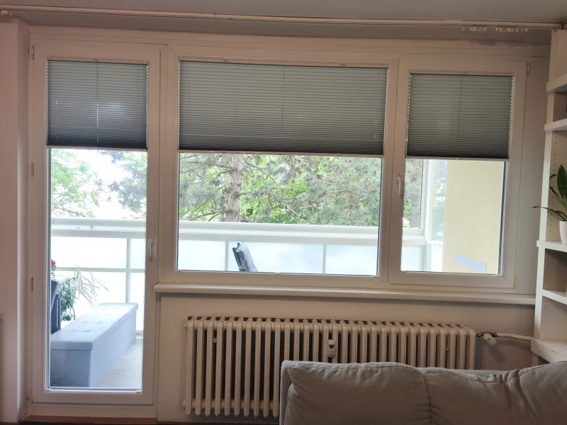 Plisé rolety (žaluzie), realizace Brno – Bohunice