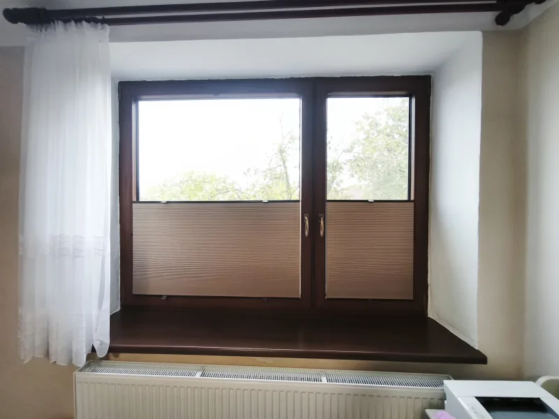 Plisé rolety (žaluzie), realizace Skřinářov
